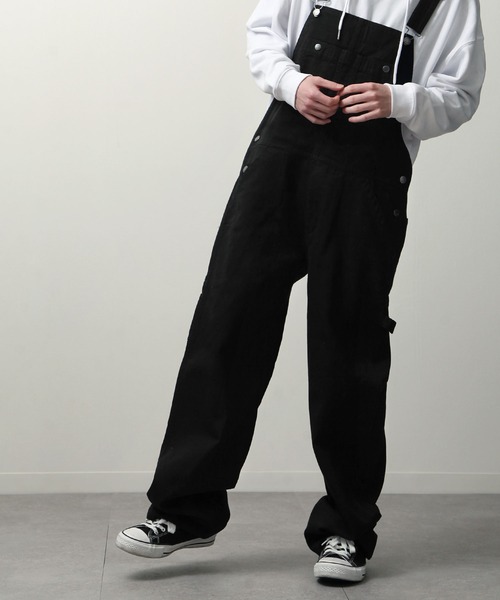 ZIP FIVE（ジップファイブ）の「【ZIP FIVE】 カツラギ ツイル ワイド オーバーオール パンツ（サロペット/オーバーオール・メンズ・ブラック/ホワイト/ブラウン・X-LARGE/MEDIUM/SMALL/LARGE/X-SMALL）」の20枚目の写真