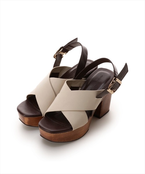 WILLSELECTION(ウィルセレクション)の「クロスプラットフォームサンダル(サンダル・レディース・ダークブラウン/ベージュ・MEDIUM/LARGE/SMALL)」の19枚目の写真