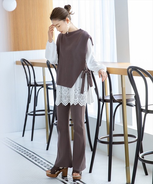 WILLSELECTION(ウィルセレクション)の「クロスプラットフォームサンダル(サンダル・レディース・ダークブラウン/ベージュ・MEDIUM/LARGE/SMALL)」の11枚目の写真