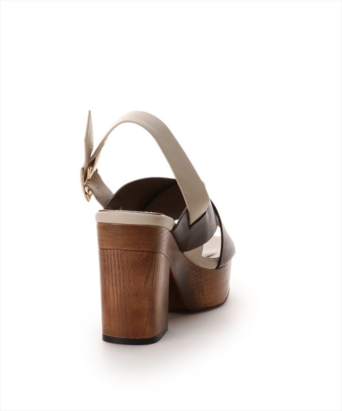 WILLSELECTION(ウィルセレクション)の「クロスプラットフォームサンダル(サンダル・レディース・ダークブラウン/ベージュ・MEDIUM/LARGE/SMALL)」の14枚目の写真