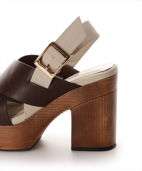 WILLSELECTION(ウィルセレクション)の「クロスプラットフォームサンダル(サンダル・レディース・ダークブラウン/ベージュ・MEDIUM/LARGE/SMALL)」の18枚目の写真