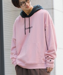 【 KANGOL × A.S.M コラボ 】 カンゴール ユニセックス T/C裏毛 スウェット オーバーサイズ ビッグ コンビ パーカー