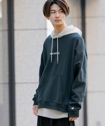 【 KANGOL × A.S.M コラボ 】 カンゴール ユニセックス T/C裏毛 スウェット オーバーサイズ ビッグ コンビ パーカー