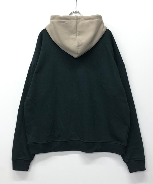 KANGOL(カンゴール)の「【 KANGOL × A.S.M コラボ 】 カンゴール ユニセックス T/C裏毛 スウェット オーバーサイズ ビッグ コンビ パーカー(パーカー・メンズ・ミント/サックスブルー/ホワイト/ラベンダー/ブラック/グレイッシュベージュ・50/48)」の20枚目の写真