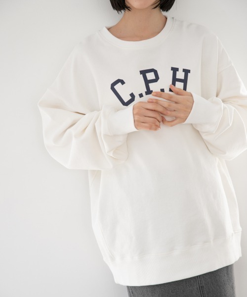 LOWRYS FARM（ローリーズファーム）の「ウラケロゴプリントプルオーバーＬＳ　934032（スウェット・レディース・オフホワイト/グレー/チャコールグレー/ブルー・FREE）」の16枚目の写真