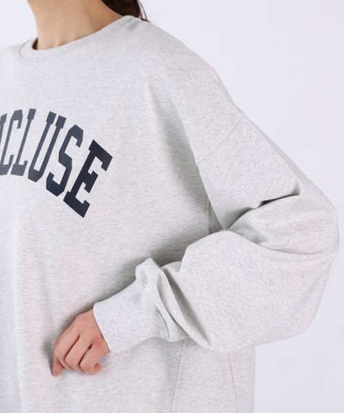 LOWRYS FARM（ローリーズファーム）の「ウラケロゴプリントプルオーバーＬＳ　934032（スウェット・レディース・オフホワイト/グレー/チャコールグレー/ブルー・FREE）」の11枚目の写真