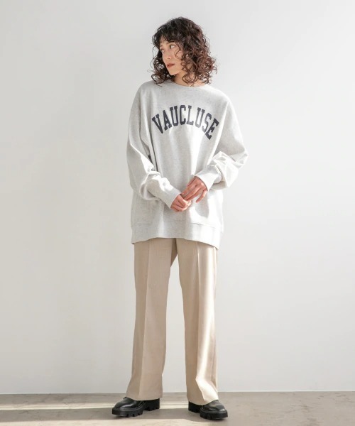 LOWRYS FARM（ローリーズファーム）の「ウラケロゴプリントプルオーバーＬＳ　934032（スウェット・レディース・オフホワイト/グレー/チャコールグレー/ブルー・FREE）」の22枚目の写真