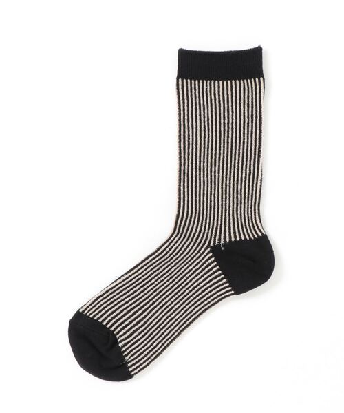 Fun & Daily（ファンアンドデイリー）の「F&D : ナローストライプカラーソックス（ソックス/靴下・レディース・ホワイト/チャコールグレー/ブラック/イエロー/オレンジ/ブルー/ブラウン・FREE）」の8枚目の写真