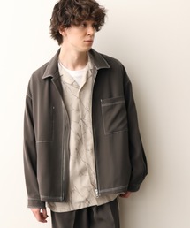 JUNRED | 【セットアップ対応】ダブルクロスステッチブルゾン(ブルゾン)