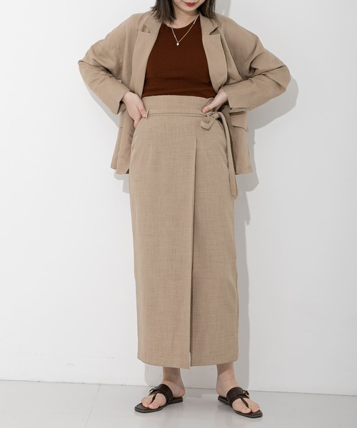 SENSE OF PLACE by URBAN RESEARCH（センスオブプレイスバイアーバンリサーチ）の「リネンルーズジャケット（その他アウター・レディース・アイボリー/ベージュ・ONE）」の10枚目の写真