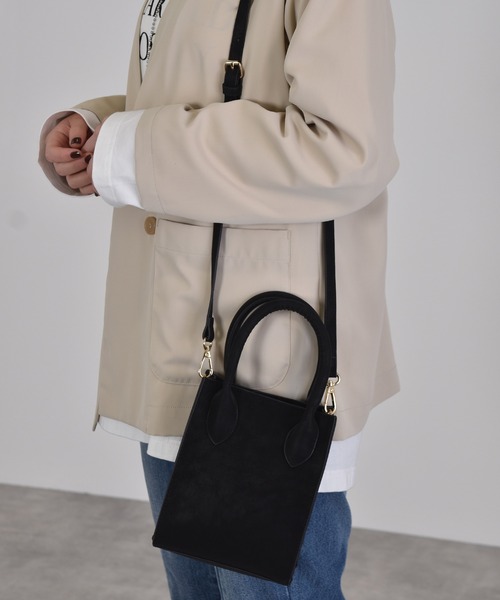 w closet(ダブルクローゼット)の「5WAY BAG(ハンドバッグ・レディース・クリア/ブラウン/ブラック系その他2・FREE)」の5枚目の写真