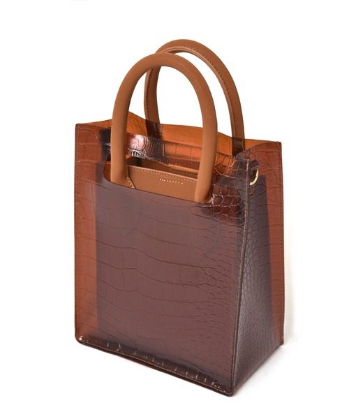 w closet(ダブルクローゼット)の「5WAY BAG(ハンドバッグ・レディース・クリア/ブラウン/ブラック系その他2・FREE)」の20枚目の写真