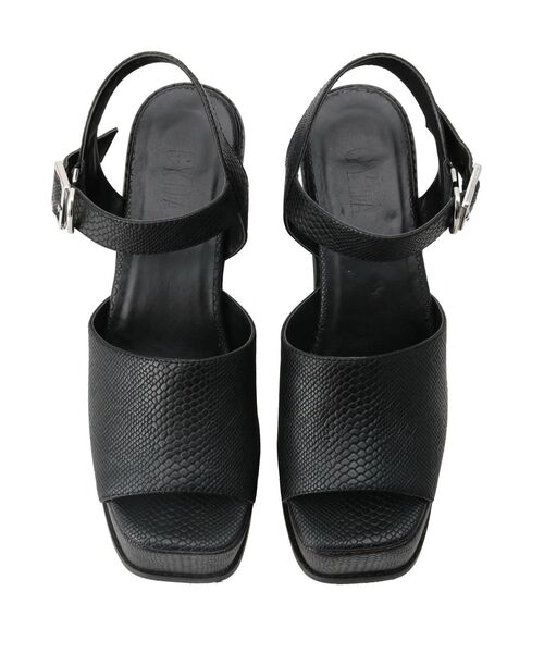 GYDA（ジェイダ）の「Pythonアンクルベルトチャンキーサンダル（サンダル・レディース・ブラック/その他1・SMALL/MEDIUM/LARGE）」の13枚目の写真