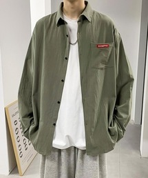 NOWLE | 【NOWLE】ミリタリー風 ルーズ シルエット 長袖 シャツ(シャツ/ブラウス)