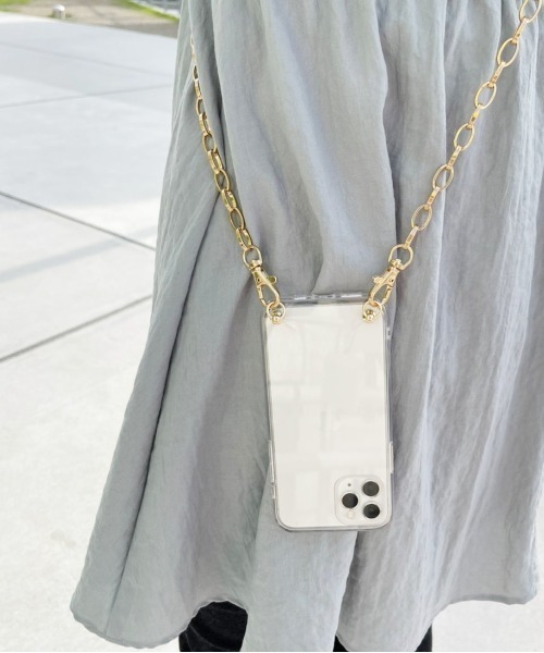 Heather(ヘザー)の「iPhone11,11Pro,12,12Pro対応ケース付きショルダーストラップ 946062(スマホケース/カバー・レディース・ホワイト系その他/ホワイト系その他2/ゴールド系その他2/ホワイト系その他3/ゴールド系その他/ゴールド系その他3・ONE SIZE)」の6枚目の写真