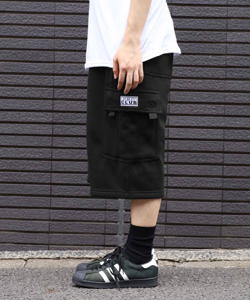 PRO CLUB （プロクラブ）の「Pro Club/プロクラブ Fleece Cargo Shorts ショーツ カーゴショーツ 2026年春夏（カーゴパンツ・メンズ・ブラック/ネイビー/グレー/チャコール・S/M/L/XL）」の5枚目の写真