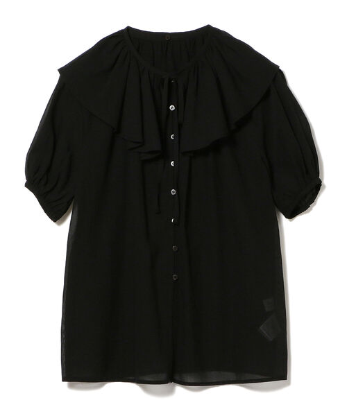 Ray BEAMS（レイビームス）の「Ray BEAMS / フリルカラー パフスリーブ ブラウス（シャツ/ブラウス・レディース・ホワイト/ブラック・ONE SIZE）」の14枚目の写真