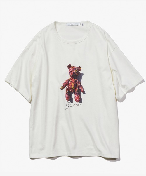 rehacer(レアセル)の「rehacer : My Buddy Made in Japan / マイバディー Tシャツ メイドインジャパン(Tシャツ/カットソー・メンズ・ブラック/ホワイト・MEDIUM/SMALL/LARGE/X-LARGE)」の6枚目の写真