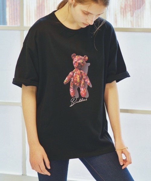 rehacer(レアセル)の「rehacer : My Buddy Made in Japan / マイバディー Tシャツ メイドインジャパン(Tシャツ/カットソー・メンズ・ブラック/ホワイト・MEDIUM/SMALL/LARGE/X-LARGE)」の10枚目の写真
