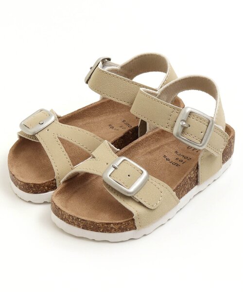 apres les cours（アプレレクール）の「ベーシックサンダル（サンダル・キッズ・ブラウン/ベージュ/オレンジ・18/16/17/15 /19/14）」の2枚目の写真