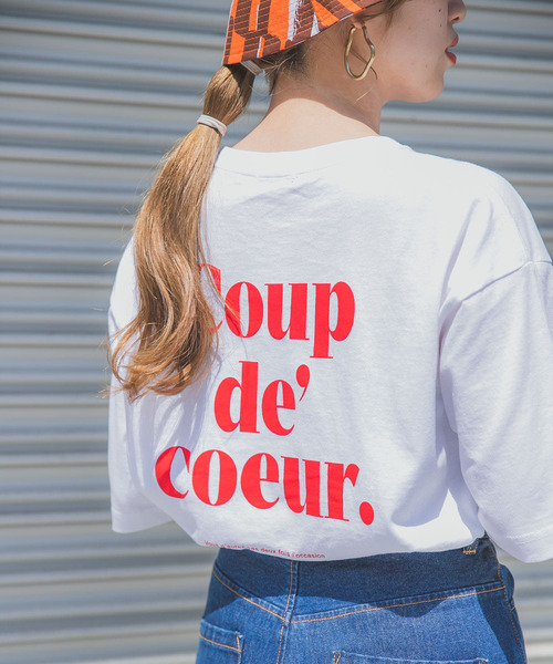 ITEMS URBANRESEARCH(アイテムズ アーバンリサーチ)の「バックロゴプリントTシャツ(Tシャツ/カットソー・メンズ・ブラック/ブルー/レッド・MEDIUM/LARGE)」の13枚目の写真