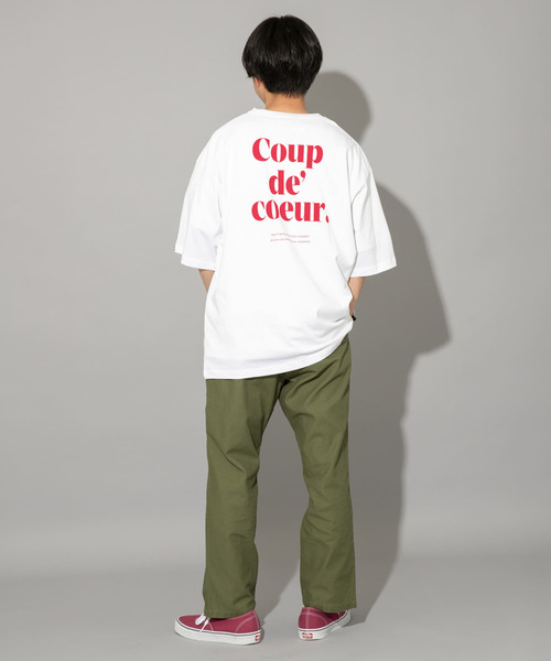 ITEMS URBANRESEARCH(アイテムズ アーバンリサーチ)の「バックロゴプリントTシャツ(Tシャツ/カットソー・メンズ・ブラック/ブルー/レッド・MEDIUM/LARGE)」の21枚目の写真
