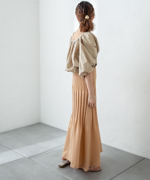 mystic(ミスティック)の「バルーンシャツセットワンピース(ワンピース・レディース・ベージュ/オリーブ/オレンジ・FREE)」の16枚目の写真