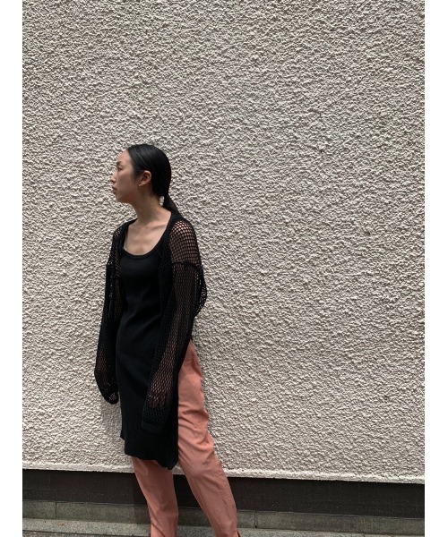 BLACK BY MOUSSY（ブラックバイマウジー）の「mesh long vest（メッシュロングベスト）（ベスト・レディース・ホワイト/ブラック・FREE）」の16枚目の写真