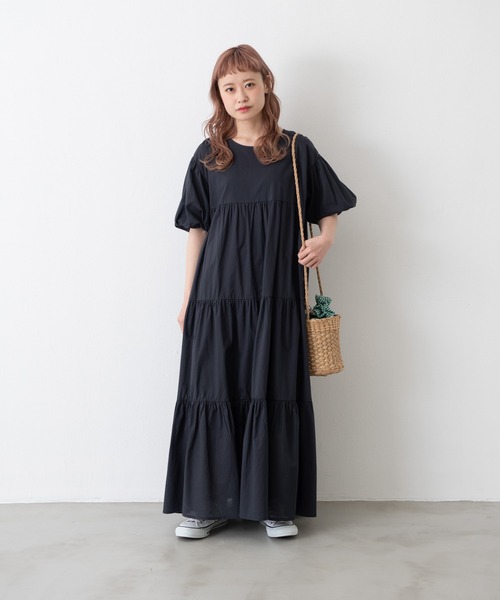 MERLOT（メルロー）の「巾着ショルダーカゴバッグ（かごバッグ・レディース・ベージュ・FREE）」の4枚目の写真