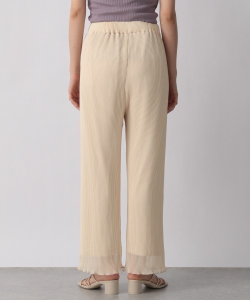 LOWRYS FARM（ローリーズファーム）の「シアープリーツメローパンツ２　949425（その他パンツ・レディース・ブラック/オレンジ/グリーン/アイボリー・FREE）」の10枚目の写真