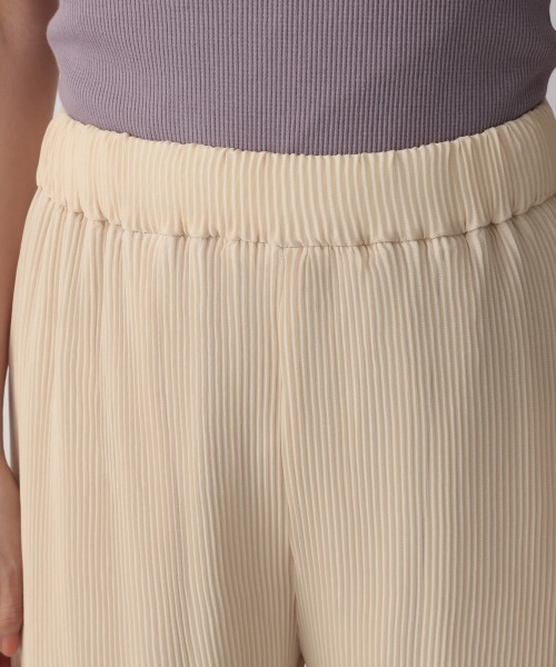 LOWRYS FARM（ローリーズファーム）の「シアープリーツメローパンツ２　949425（その他パンツ・レディース・ブラック/オレンジ/グリーン/アイボリー・FREE）」の7枚目の写真