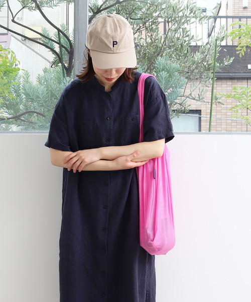 PAR ICI（パーリッシィ）の「【WEB別注】アルファベット刺繍キャップ（キャップ・レディース・ネイビー/ベージュ/ホワイト・FREE）」の6枚目の写真