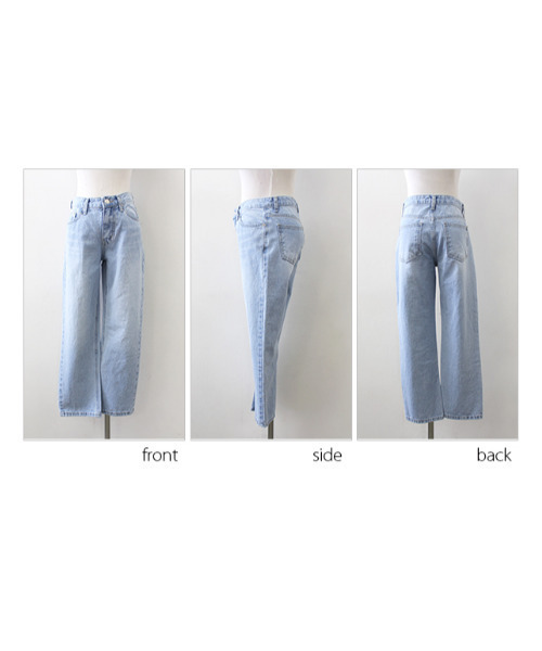 MODE ROBE（モードローブ）の「ストレートデニム（デニムパンツ・レディース・ブルー/ライトブルー・S/M/L）」の21枚目の写真