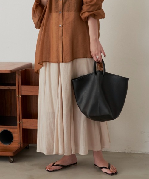 Aunt Marie's（アントマリーズ）の「パネル切替フレアスカート（スカート・レディース・ブラック/ベージュ/ブルー/グリーン・FREE）」の17枚目の写真