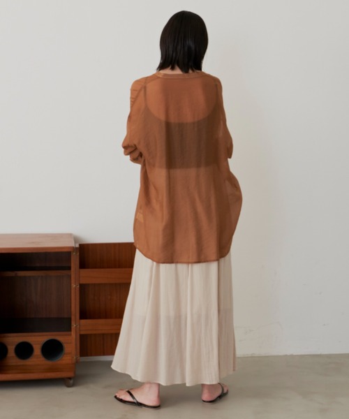 Aunt Marie's（アントマリーズ）の「パネル切替フレアスカート（スカート・レディース・ブラック/ベージュ/ブルー/グリーン・FREE）」の16枚目の写真