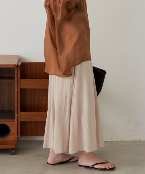 Aunt Marie's（アントマリーズ）の「パネル切替フレアスカート（スカート・レディース・ブラック/ベージュ/ブルー/グリーン・FREE）」の19枚目の写真