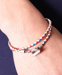 BAYBLO（ベイブロ）の「(BB)【本革】リング 編み込み レザー ブレスレット（ブレスレット）」