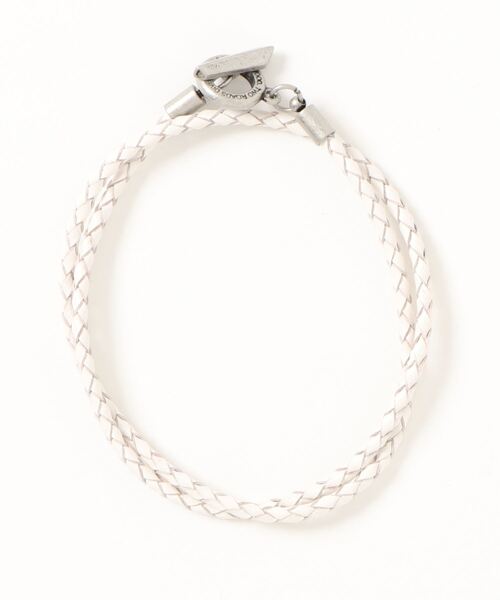 BAYBLO（ベイブロ）の「(BB)【本革】リング 編み込み レザー ブレスレット（ブレスレット・メンズ・ホワイト/ブラック/ネイビー/ブラウン/ターコイズブルー/トリコロール・ONE SIZE）」の15枚目の写真