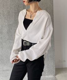 PAGEBOY | スリットVネックロングスリーブ(Tシャツ/カットソー)