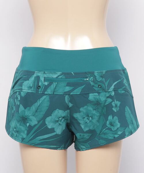 Hurley （ハーレー）の「W HAWAIIAN 2.5 SOFT WAIST BS  /ハーレー レディース水陸両用サーフトランクス（水着・レディース・グリーン系その他/コーラルピンク・MEDIUM/SMALL/X-SMALL）」の4枚目の写真