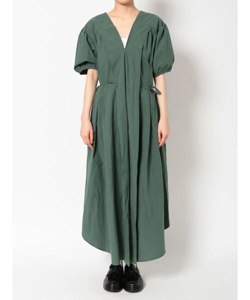 merry jenny（メリージェニー）の「センターパートパフワンピース（ワンピース・レディース・アイボリー/ブラック/グリーン・FREE）」の17枚目の写真