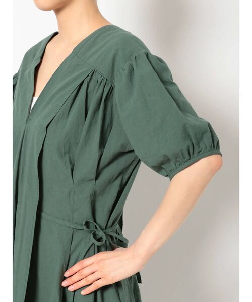 merry jenny（メリージェニー）の「センターパートパフワンピース（ワンピース・レディース・アイボリー/ブラック/グリーン・FREE）」の21枚目の写真