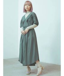 merry jenny | センターパートパフワンピース(ワンピース)