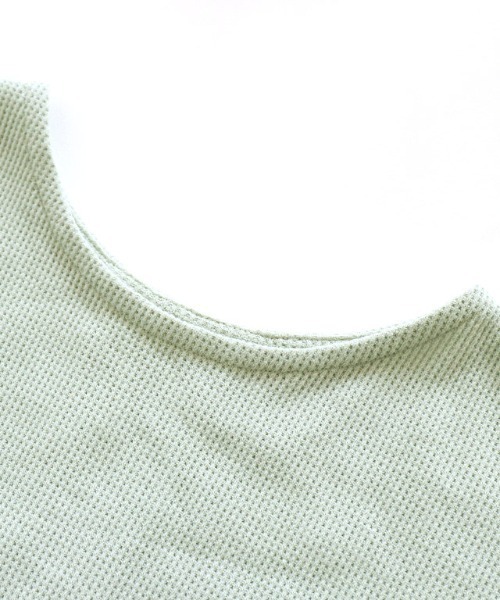 lulpini（ルルピー二）の「kids ワッフルフリルスリーブTシャツ（Tシャツ/カットソー・キッズ・オフホワイト/ミント・L/S/M）」の19枚目の写真