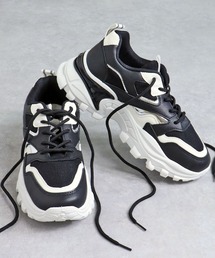 LOVEHUNTER（ラブハンター）の「Love Hunter / 軽量　厚底ボリュームソール　凸凹ソール　ダッドスニーカー《約6.5cmソール》(1554)（スニーカー）」