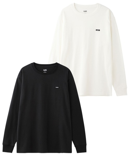 X-girl（エックスガール）の「BASIC 2P BOX LOGO L/S TEE（Tシャツ/カットソー・レディース・マルチ・S/M/L/XL）」の18枚目の写真