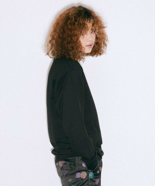 X-girl（エックスガール）の「BASIC 2P BOX LOGO L/S TEE（Tシャツ/カットソー・レディース・マルチ・S/M/L/XL）」の13枚目の写真