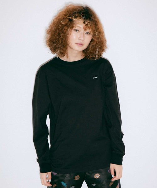 X-girl（エックスガール）の「BASIC 2P BOX LOGO L/S TEE（Tシャツ/カットソー・レディース・マルチ・S/M/L/XL）」の17枚目の写真