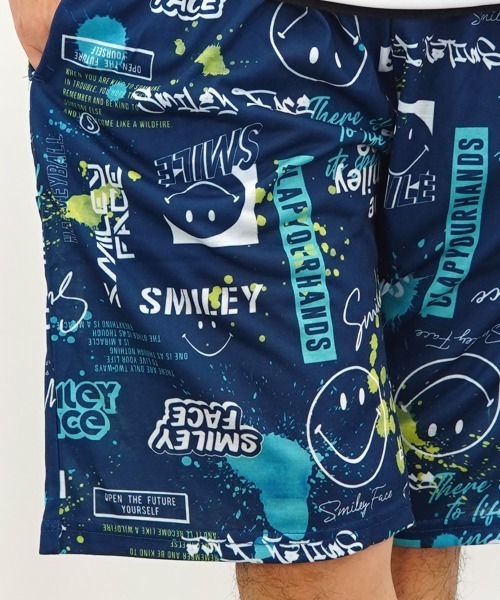 Burner(バーナー)の「【GROOVY STORE】SMILEYFACEスプラッシュプリントスマイル総柄ショートパンツ(その他パンツ・メンズ・その他1/その他2/その他3・LL/M/L)」の10枚目の写真