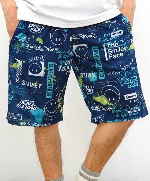 Burner(バーナー)の「【GROOVY STORE】SMILEYFACEスプラッシュプリントスマイル総柄ショートパンツ(その他パンツ・メンズ・その他1/その他2/その他3・LL/M/L)」の11枚目の写真